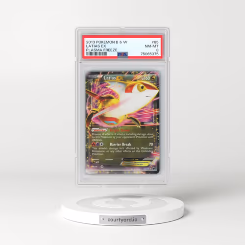 2013 Pokémon Black & White Plasma Freeze #85 Latias EX - Holo (PSA 8 NM-MT)