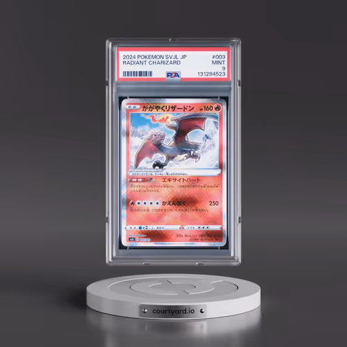2024 Pokémon Svjl-Battle Master Deck Terastal Charizard EX #003 Radiant Charizard - Holo (PSA 9 MINT