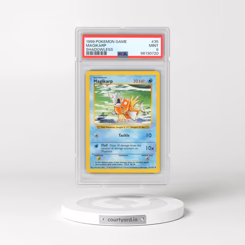 1999 Pokémon Game #35 Magikarp - Shadowless (PSA 9 MINT)