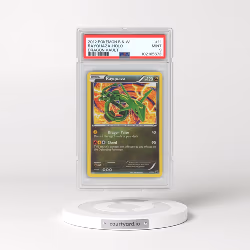 2012 Pokémon Black & White Dragon Vault #11 Rayquaza - Holo (PSA 9 MINT)
