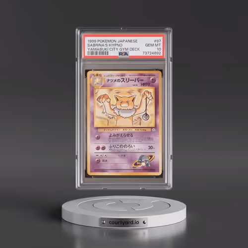 1999 Pokémon Yamabuki City Gym Deck #97 Sabrina's Hypno (PSA 10 GEM MINT)