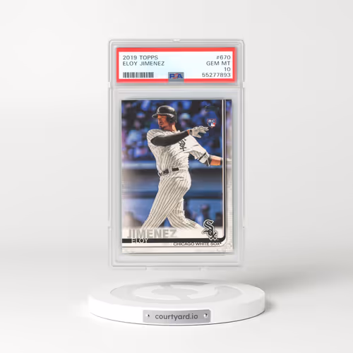2019 Topps #670 Eloy Jimenez (PSA 10 GEM MINT)