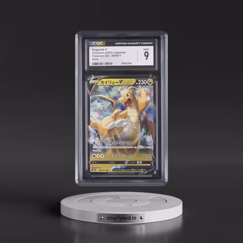 2022 Pokémon GO #049/071 Dragonite V - Holo (CGC 9 MINT)