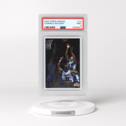 2003 Topps Chrome #113 Carmelo Anthony (PSA 9 MINT)