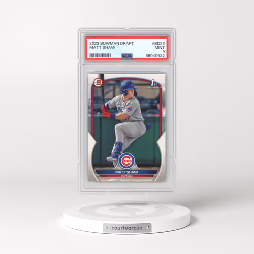 2023 Bowman Draft #BD33 Matt Shaw (PSA 9 MINT)