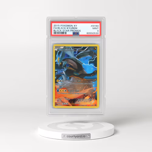 2015 Pokémon XY Black Star Promos #XY80 Black Kyurem - Full Art (PSA 9 MINT)
