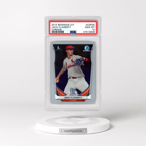 2014 Bowman Draft Picks #CDP30 Jack Flaherty - Chrome (PSA 10 GEM MINT)