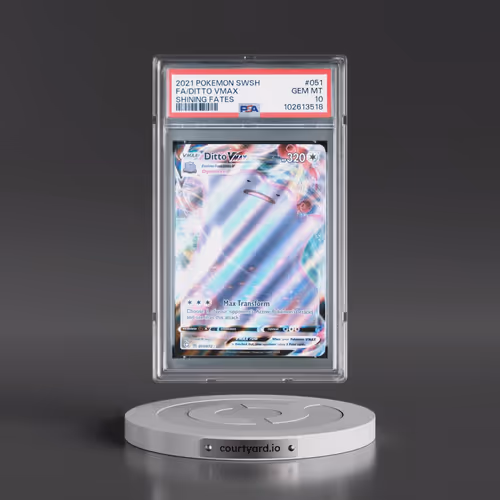 2021 Pokémon Sword & Shield Shining Fates #051 Ditto Vmax - Full Art (PSA 10 GEM MINT)