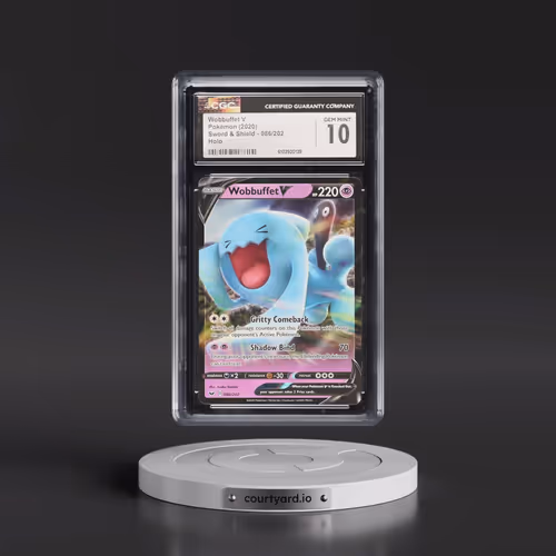 2020 Sword & Shield #086/202 Wobbuffet V - Holo (CGC 10 GEM MINT)