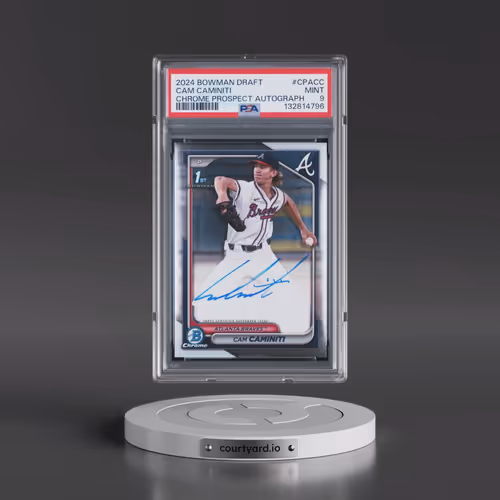 2024 Bowman Draft Chrome Prospect Autographs #CPACC Cam Caminiti (PSA 9 MINT)