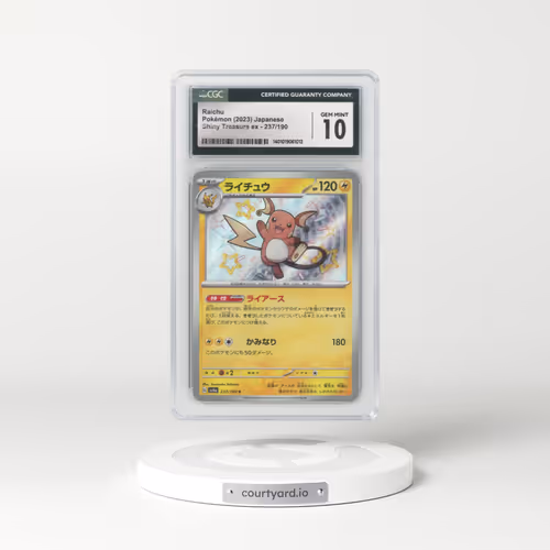 2023 Shiny Treasure ex #237/190 Raichu (CGC 10 GEM MINT)