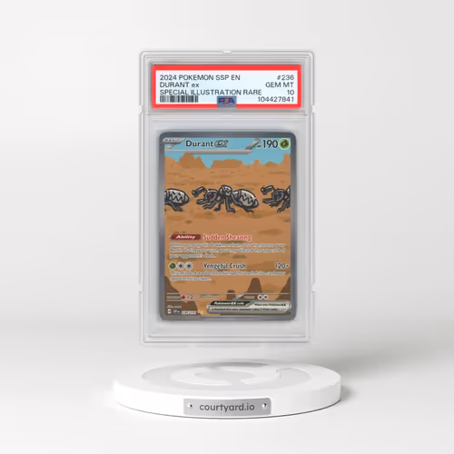 2024 Pokémon Ssp EN-Surging Sparks #236 Durant EX - Holo Special Illustration Rare (PSA 10 GEM MINT)