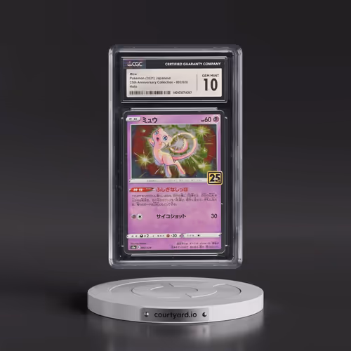 2021 25th Anniversary Collection #002/028 Mew - Holo (CGC 10 GEM MINT)