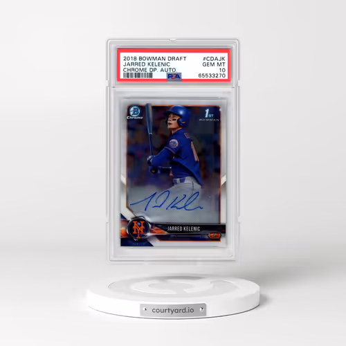 2018 Bowman Draft Chrome Draft Picks Autographs #CDAJK Jarred Kelenic (PSA 10 GEM MINT)