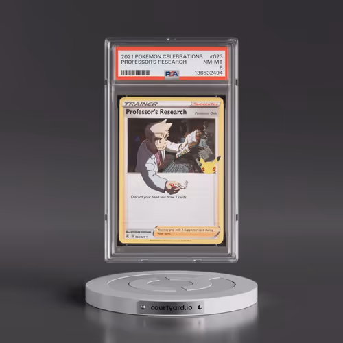 2021 Pokémon Celebrations #023 Professor's Research (PSA 8 NM-MT)