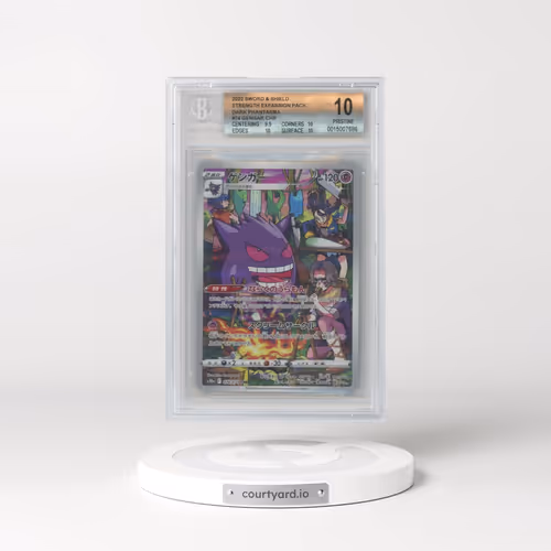 2021 Dark Phantasma #074 Gengar - Character Rare Holo (BGS 10 PRISTINE)