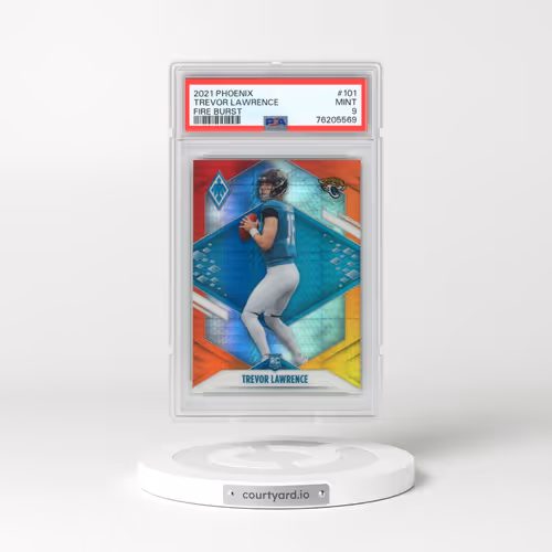 2021 Panini Phoenix #101 Trevor Lawrence - Fire Burst (PSA 9 MINT)