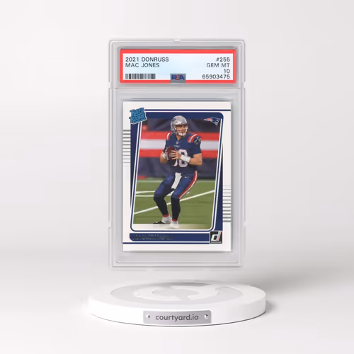 2021 Panini Donruss #255 Mac Jones (PSA 10 GEM MINT)