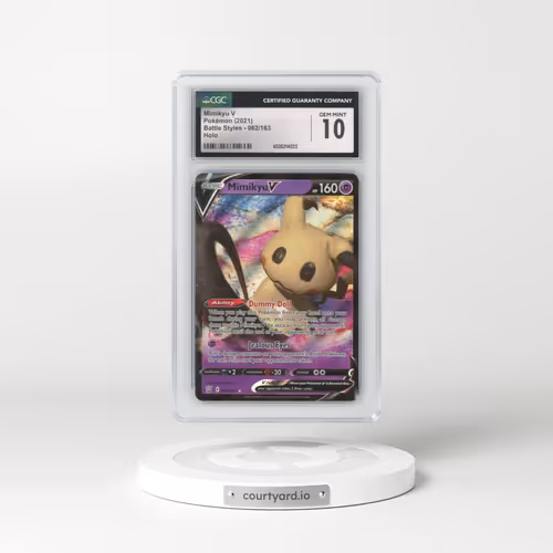 2021 Pokémon Sword & Shield Battle Styles #062 Mimikyu V - Holo (CGC 10 GEM MINT)