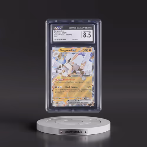 2024 Stellar Crown - SCR EN #089/142 Garganacl ex - Holo (CGC 8.5 NM-MT+)