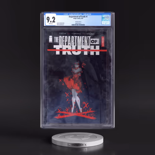 Department of Truth #1 CGC 9.2 White Pages (Image Comics, 9/20) - Universal Variant Cover E