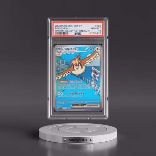 2023 Pokémon Obf EN-Obsidian Flames #225 Pidgeot EX - Holo Special Illustration Rare (PSA 10 GEM MIN
