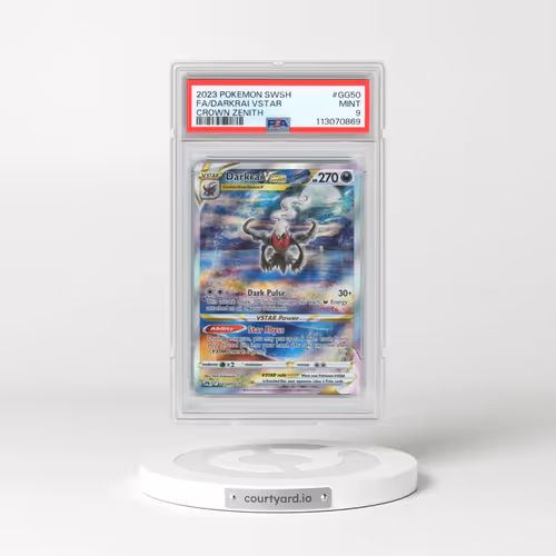 2023 Pokémon Sword and Shield Crown Zenith #GG50 Darkrai Vstar - Full Art (PSA 9 MINT)