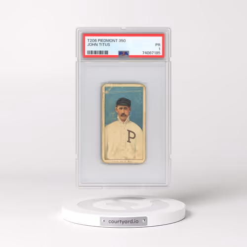 1909 T206 Piedmont 350 John Titus (PSA 1 PR)
