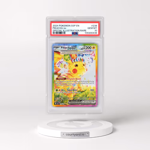 2024 Pokémon Ssp EN-Surging Sparks #238 Pikachu EX - Holo Special Illustration Rare (PSA 10 GEM MINT