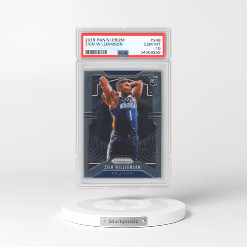 2019 Panini Prizm #248 Zion Williamson (PSA 10 GEM MINT)