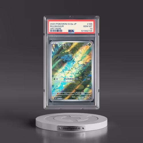 2023 Pokémon Sv2a-Pokemon 151 #166 Bulbasaur - Art Rare (PSA 10 GEM MINT)