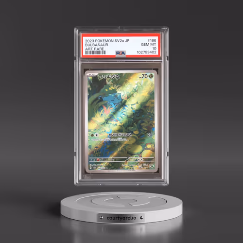 2023 Pokémon Sv2a-Pokemon 151 #166 Bulbasaur - Art Rare (PSA 10 GEM MINT)