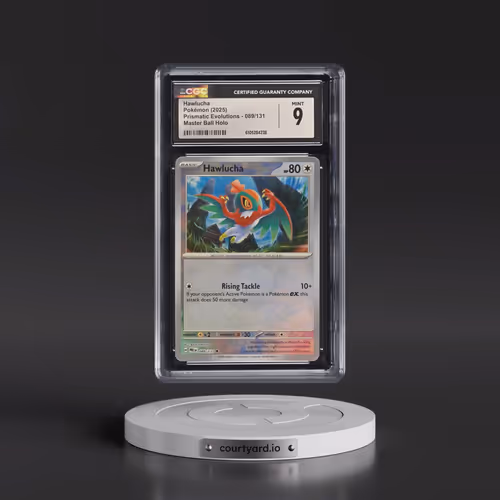 2024 Prismatic Evolutions - PRE EN #089/131 Hawlucha - Master Ball Holo (CGC 9 MINT)