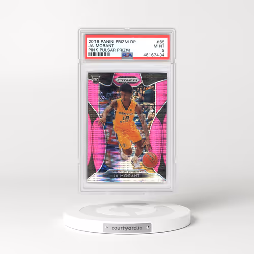 2019 Panini Prizm Draft Picks #65 Ja Morant - Pink Pulsar Prizm (PSA 9 MINT)