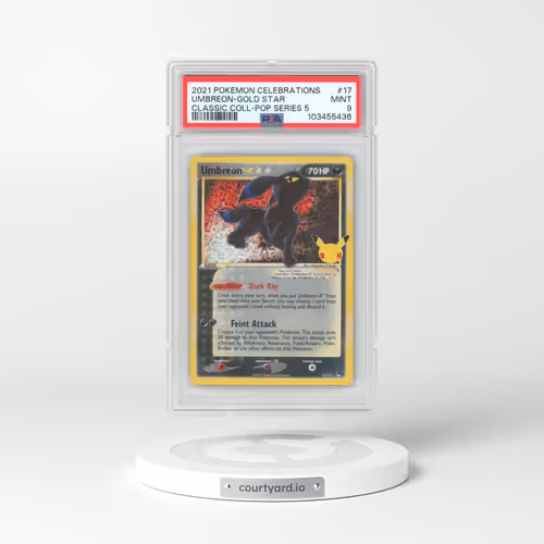 2021 Pokémon Celebrations Classic Collection #17 Umbreon-Gold Star (PSA 9 MINT)