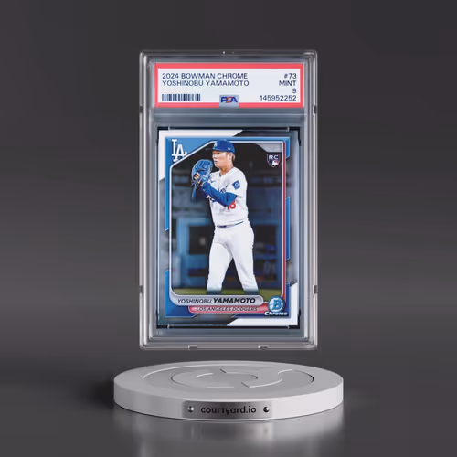 2024 Bowman Chrome #73 Yoshinobu Yamamoto (PSA 9 MINT)