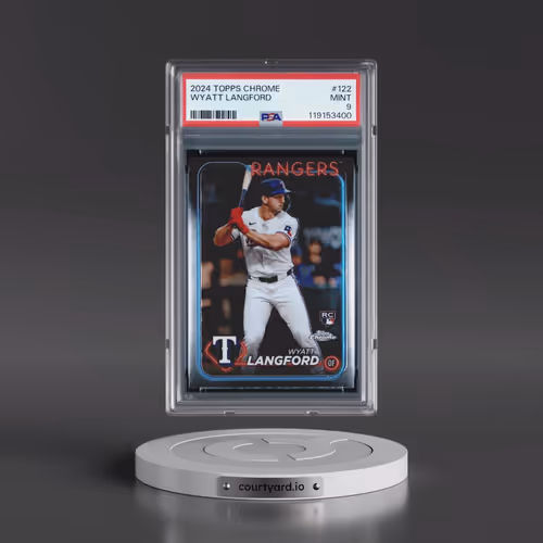 2024 Topps Chrome #122 Wyatt Langford (PSA 9 MINT)