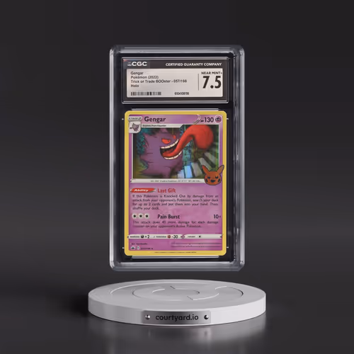 2022 Trick or Trade BOOster #057/198 Gengar - Holo (Pumpkin Stamp) (CGC 7.5 NM+)