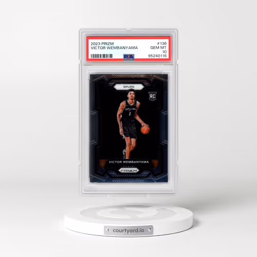 2023 Panini Prizm #136 Victor Wembanyama (PSA 10 GEM MINT)