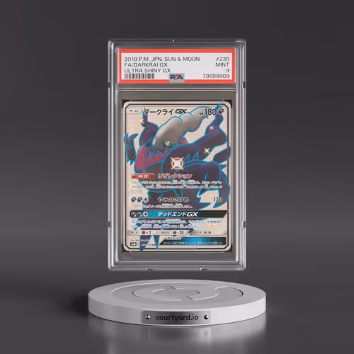 2018 Pokémon Sun & Moon Ultra Shiny GX #230 Darkrai GX - Holo Full Art (PSA 9 MINT)