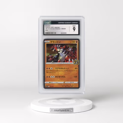 2021 25th Anniversary Collection #006/028 Groudon - Holo (CGC 9 MINT)