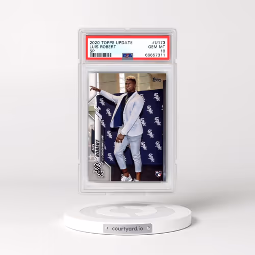 2020 Topps Update #U173 Luis Robert - SP (PSA 10 GEM MINT)