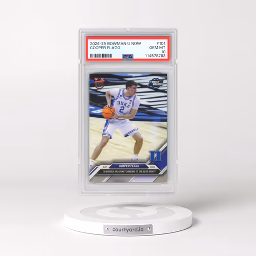 2024-25 Bowman U Now #101 Cooper Flagg (PSA 10 GEM MINT)