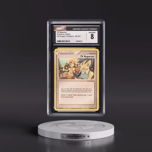 2006 EX Dragon Frontiers #82/101 TV Reporter (CGC 8 NM-MT)