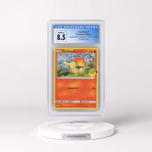 2021 McDonald's Collection 2021 #10/25 Cyndaquil - Confetti Holo (CGC 8.5 NM-MT+)