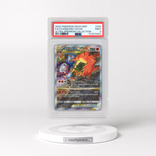 2022 Pokémon Swsh Black Star Promo #262 Charizard Vstar - Full Art Sword & Shield Ultra-Premium Collection-Charizard (PSA 9 MINT)