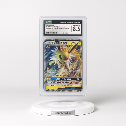 2018 Eevee GX Starter Sets #013/038 Jolteon GX - Holo (CGC 8.5 NM-MT+)