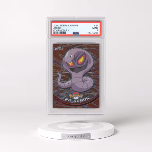 2000 Topps Chrome Pokémon T.V. #24 Arbok (PSA 9 MINT)