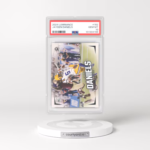 2024 Panini Luminance #182 Jayden Daniels (PSA 10 GEM MINT)
