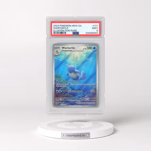 2023 Pokémon Mew EN-151 #171 Wartortle - Illustration Rare (PSA 9 MINT)
